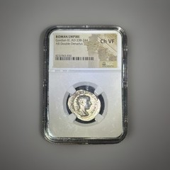 ROMAN EMPIRE Philip I, AD 244-249 AR Double-Denarius NGC CH VF