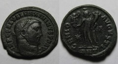 Maximinus II Daia Rare genuine Ancient Roman coin Genius Sol star patera Antioch