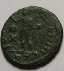 Licinius I Follis Rome 314 AD Sun God Sol Globe RARE Original Ancient Roman coin