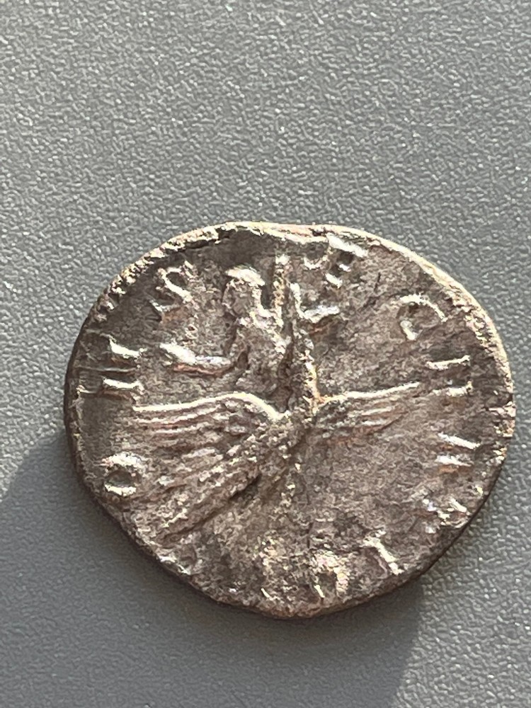 Diva MARINIANA wife of Valerian I 255 AD Silver Consecratio Empress fly PEACOCK