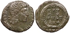 Constantius II 337-361 A.D. AE4 VF VOT / XX / MVLT / XXX #AC88178