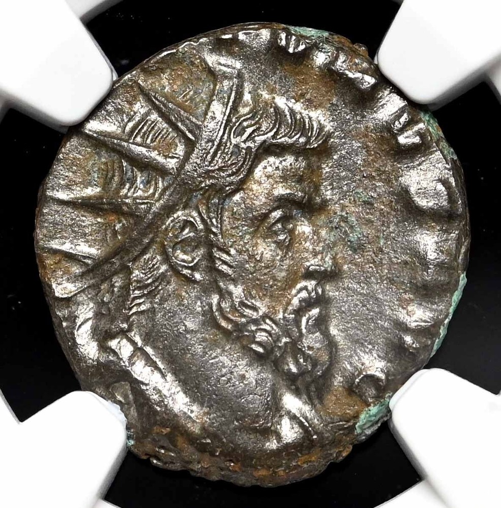 Aureolus. Romano-Gallic Usurper, AD 268-269. Antoninianus, NGC AU, Silvering