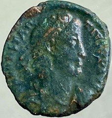 Roman Battle Scene Genuine Ancient Roman Coin 348-350 AD Constantius II Fel Temp