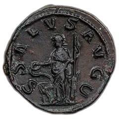 Ancient Rome AD 244 Philip I AE Sestertius Coin RIC #187a Cohen #206 19.93g