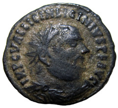 ROMAN. AE 3. LICINIUS I, 308-324 AD. ALEXANDRIA MINT 321-324 AD. JUPITER REVERSE