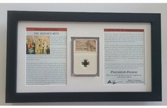 Widows Mite Ancient Coin NGC Certified Judean Prutah (103-76 BC) Framed Display
