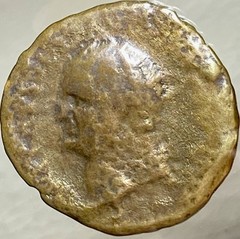 Roman Emperor Vespasian Genuine Ancient Coin 69AD-79AD Bronze As