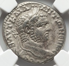 Caracalla 198-217 AD, NGC XF, HUGE Silver Tetradrachm, ANTIOCH Roman Empire Coin