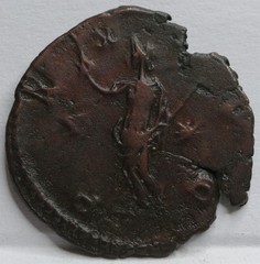 Rome Caesar Usurper VICTORINUS AE Antoninianus PAX Cologne SCARCE Gallic #A66