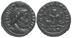 *One of the Finest Known* Great Christian Persecution (311/312 AD) Bronze Coin