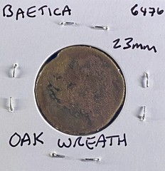 27BC-14AD Emperor Augustus Ancient Roman Province of Baetica Coin Octavian As