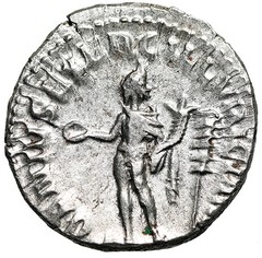 Trajan Decius AR Antoninianus “GENIVS EXERC ILLVRCIANI Genius” Extremely Fine