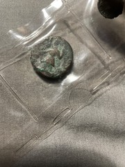 Various ancient coins from the world, 4 piece all together set, 1 verified Roman