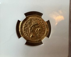 Eastern Roman Empire Theodosius II AD 402-450 Gold Solidus 4.39g NGC Certified