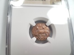 She-Wolf Twins Constantinian NGC AU Roman Empire Nummus Child Remus Romulus Roma