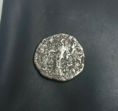 #j622# Roman silver denarius coin of Antoninus Pius from 148-149 AD