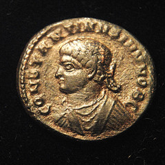 BI Centenionalis Constantine II Cæsar Rv VOT X 3.41 g 18-9mm Thessalonika AD 324