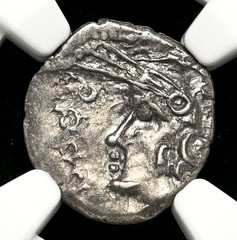 CELTIC, Central Gaul. Sequani. 1st Century BC. Quinarius, Q DOCI, NGC XF