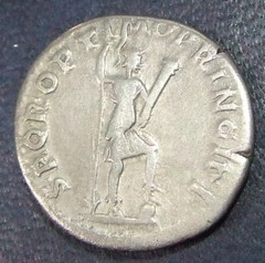 TRAJAN, AR DENARIUS. SENATE VOTED HIM “OPTIMUS PRINCEPS” OR BEST RULER ~ ATTABOY