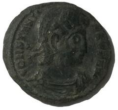 Ancient AD336 Constantine I The Great Roman Coin Beautiful Portrait