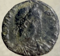 Genuine Ancient Roman Coin Emperor Constans 342-348 AD Victoriae 2 Victories