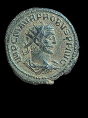 Roman Imperial Probus CLEMENTIA TEMP π XXI Silvered Bronze Antoninianus, 4 G