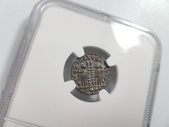 Constantine II Roman Empire BI Nummus AE3/4 NGC MS Ancient Epfig Hoard Pedigree