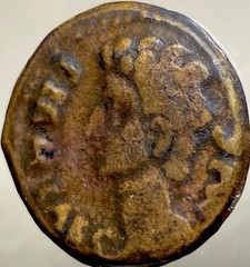 Emperor Octavian Augustus Priestly Implements Roman Coin 27BC-14AD Cap And Ladle