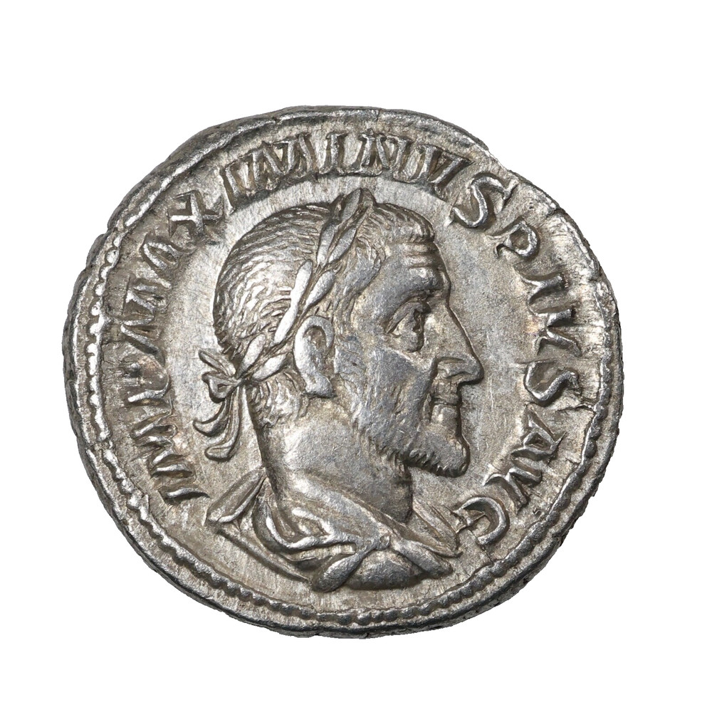 Maximinus Thrax AR Silver Denarius 236 AD Rome Mint Ancient Coin RIC.13