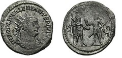 Ancient Rome Valerian 253-260 AD Silver Antoninianus SAMOSATA EMPERORS SPEAR #5