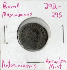 Coin Rome (Maximiaus) 292-295, Heraclea mint