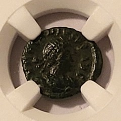 Eastern Roman Empire Arcadius AD 383-408 AE4 Nummus Ch VF NGC