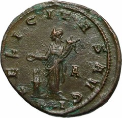 PROBUS Authentic Ancient 277AD Genuine Original Roman Coin w FELICITAS i84735