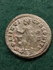 Nice Ancient Roman Bronze Coin — Constantine I , Portrait & SOL, 21mm, 2.9gr