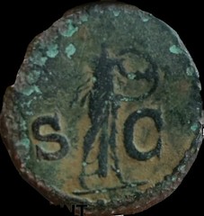 Claudius I Augustus 41-54 AD. Roman Imperial . HALF DUPONDIUS – AS