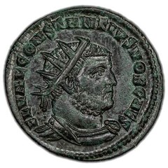 Ancient Rome AD 294-9 Constantius I Antoninianus Coin RIC Cyzicus #19a 3.01g