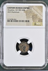 Ancient Roman Arcadius Nummus AD 383-408