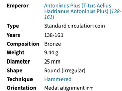 Antoninus Pius Ancient Roman Coin 138AD-161AD Tyche NGC Genuine Authentic