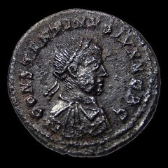 Constantine II/VOT V Wreath RARE Unlisted in RIC Heraclea mint Roman Empire Coin