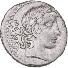 [#1170773] Coin, Vibia, Denarius, 90 BC, Rome, AU(55-58), Silver, Crawford:342/5