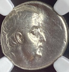 Cappadocian Kingdom 96BC-63BC Ancient Drachm Coin NGC Graded Ariobarzanes I ChF