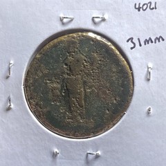 Sestertius Empress Faustina Sr 138-140AD Rome Large Ancient Roman Genuine Coin