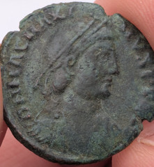Magnus Maximus AE Maiorina VICTORIA AVGG Sear 4104 Raw Ancient Coin