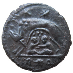 CITY COMMEMORATIVE. AE FOLLIS. CONSTANTINE I 307-337 AD. ROME MINT, C. 330-354.