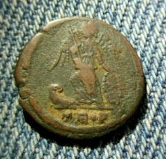 CONSTANTINOPLE CITY COMMEMORATIVE ANCIENT ROMAN COIN, 330-333 AD. ESTATE # 320