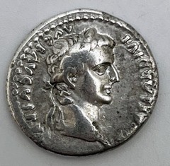 14-37 AD Tiberius AR Denarius Roman Empire Lugdunum 3.66g RIC I 26 Ancient
