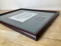 Constantine the Great Ancient Bronze Coin Framed w/ COA – 19.5” x 15.5”