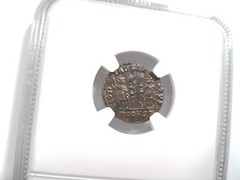 Constantine II Roman Empire BI Nummus AE3/4 NGC XF Ancient Epfig Hoard Pedigree
