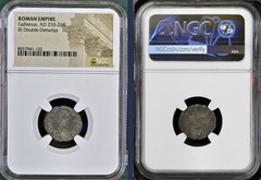 Ancient Roman Coin Emperor Gallienus 253AD-268AD NGC Genuine Double Denarius