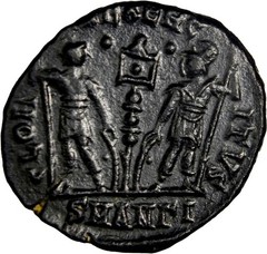 RARE Constantius II – SMANΓI Workshop Variant – Antioch – One Standard – RIC 54